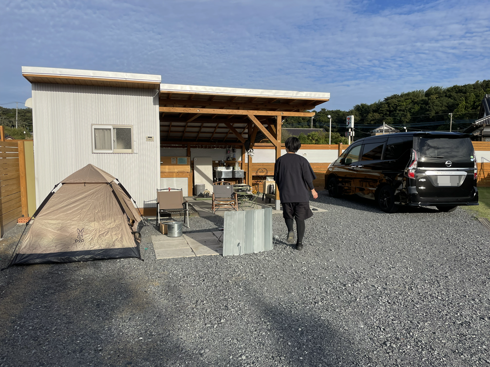 RVパークで車中泊